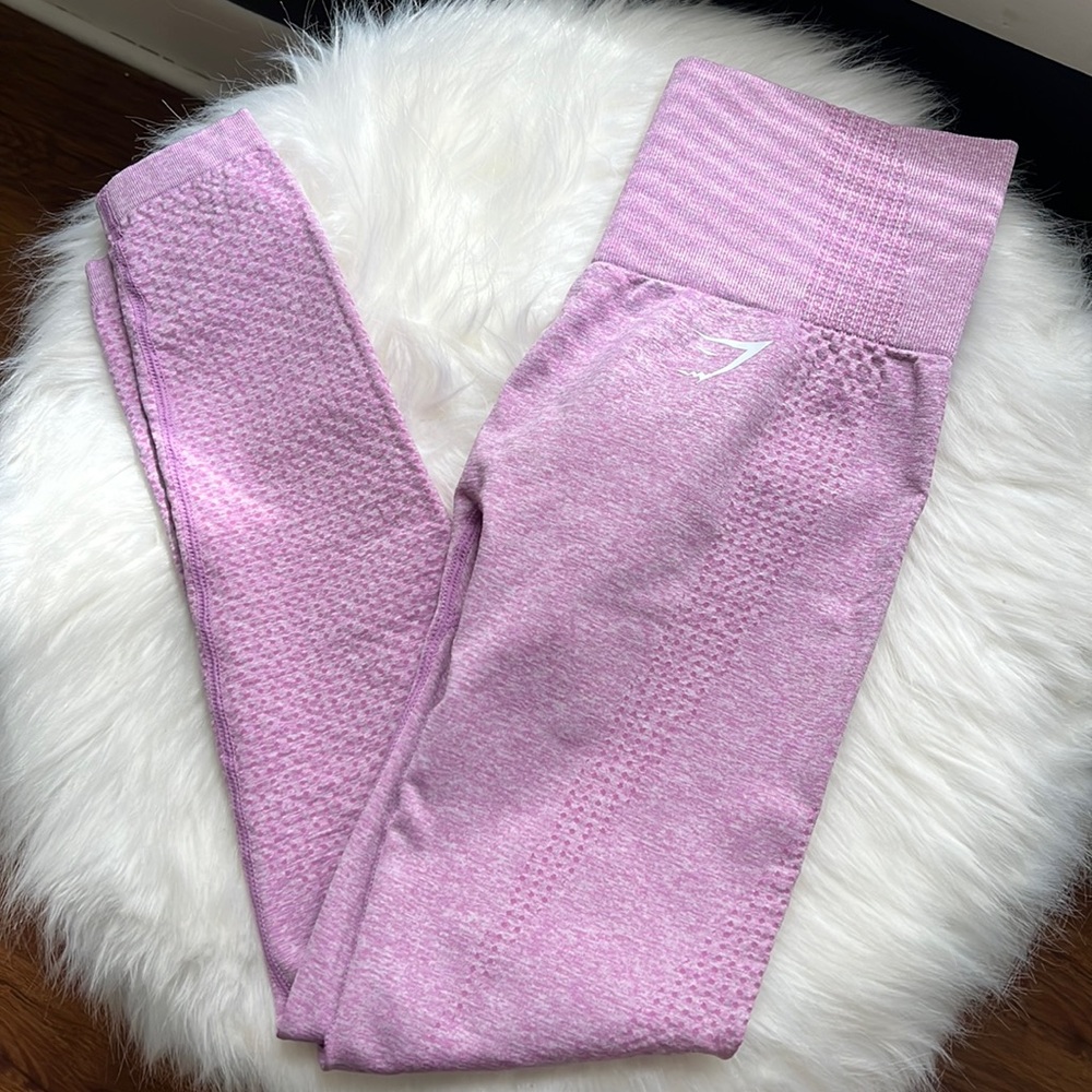 Gymshark light pinkish-purple booty contour leggings!